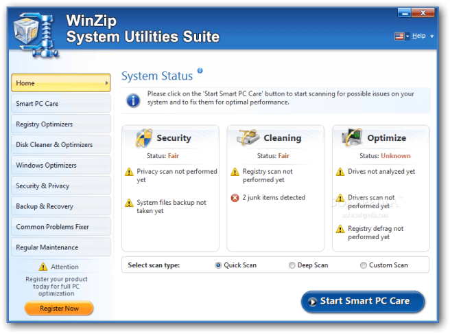 WinZip System Utilities Suite 3.19.0.80 Crack & Serial Key Free